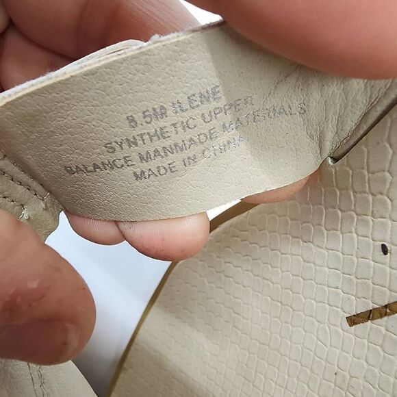 Dolce Vita Size 8.5 Ilene Cream Sandals M - Picture 7 of 10